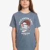 Nino Quiksilver Camisetas | Qs Skull - Camiseta Para Chicos 8-16 Bering Sea