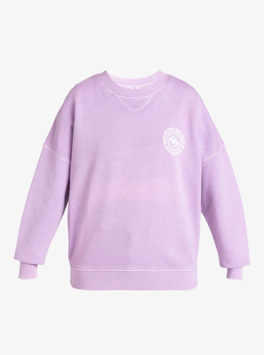 Mujer Quiksilver | Uni - Sudadera Extra-Grande Para Mujer Purple Rose