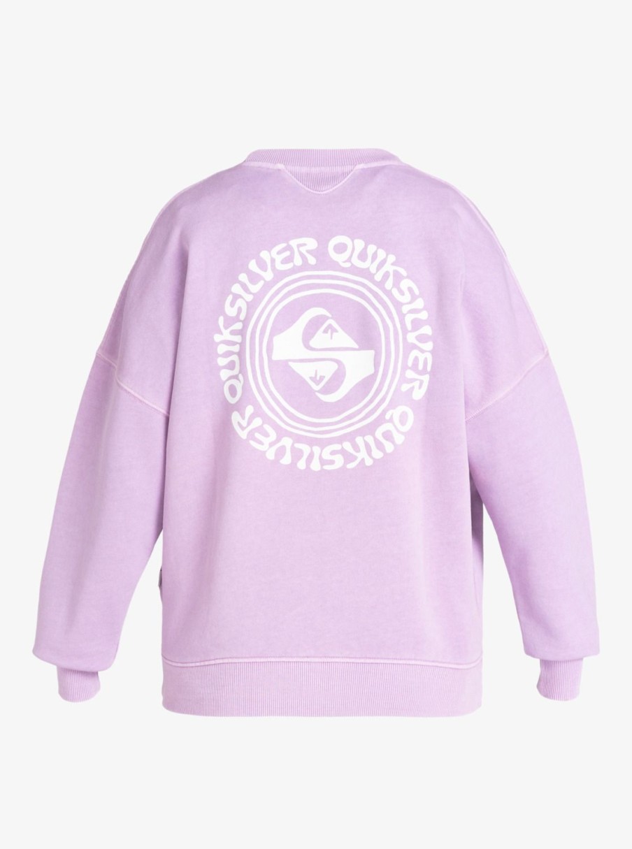 Mujer Quiksilver | Uni - Sudadera Extra-Grande Para Mujer Purple Rose