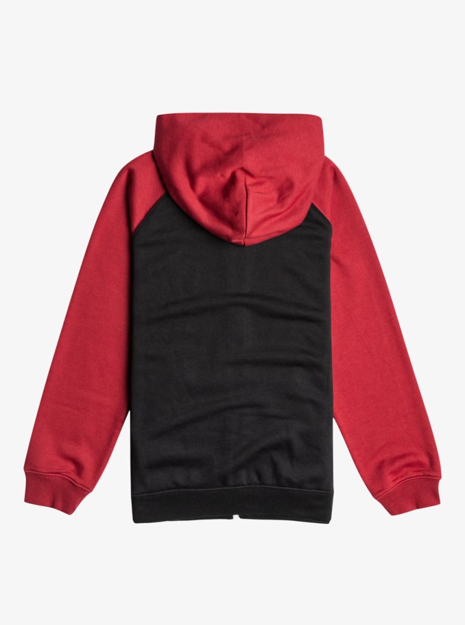 Nino Quiksilver Sudaderas | Easy Day - Camiseta Polar Para Chicos 8-16 Tibetan Red