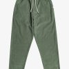 Hombre Quiksilver Pantalones | Cord Beach Cruiser - Pantalon Elastico De Pana Para Hombre Laurel Wreath