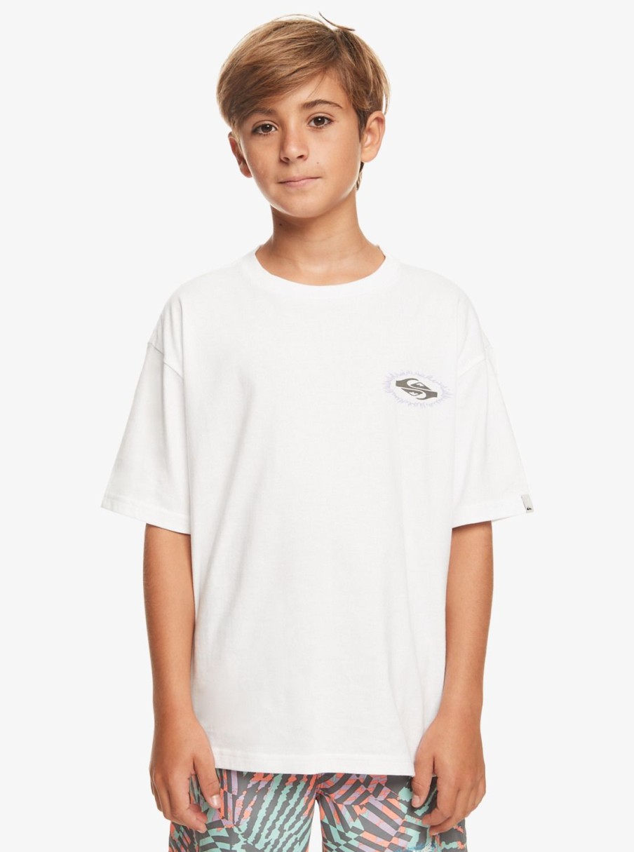 Nino Quiksilver Camisetas | Visions - Camiseta Para Chicos 10-16 White