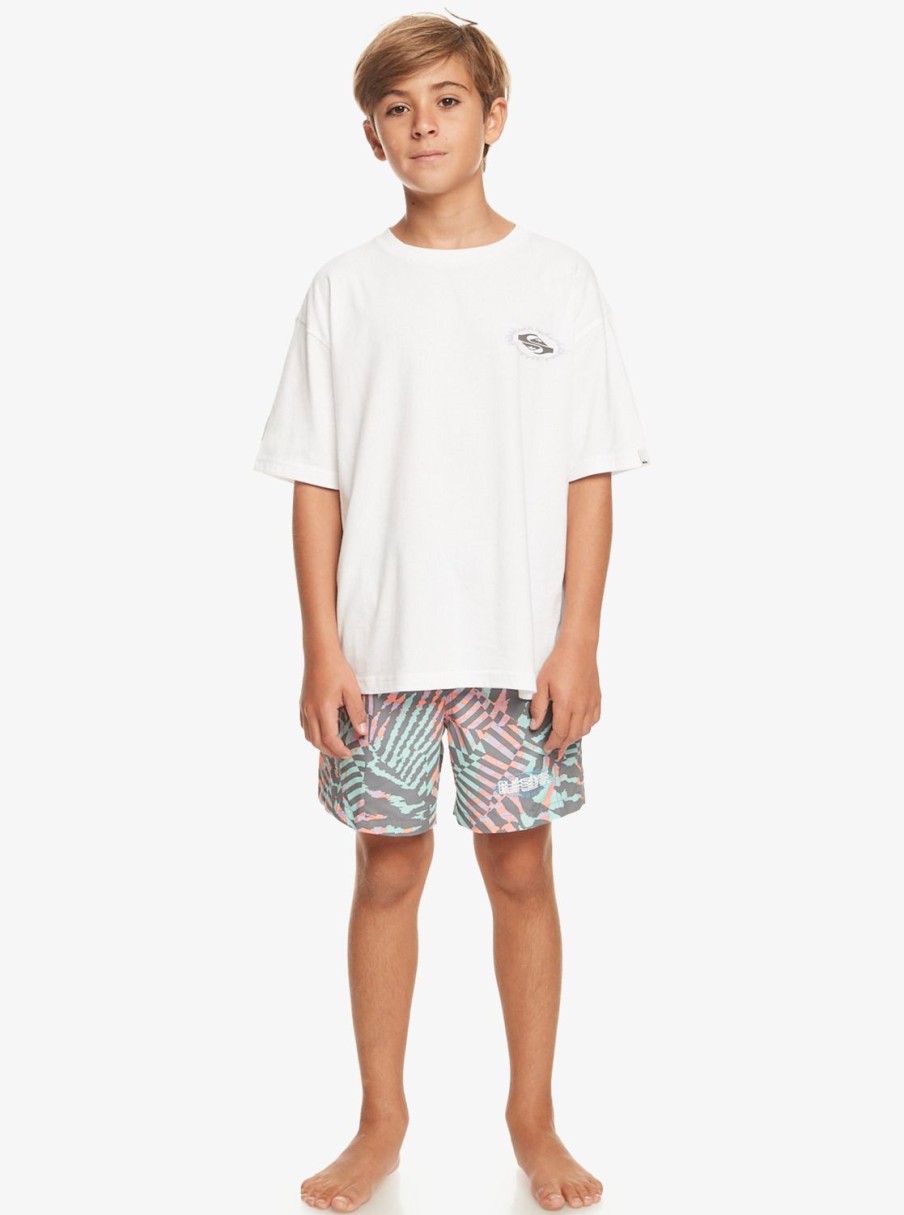 Nino Quiksilver Camisetas | Visions - Camiseta Para Chicos 10-16 White