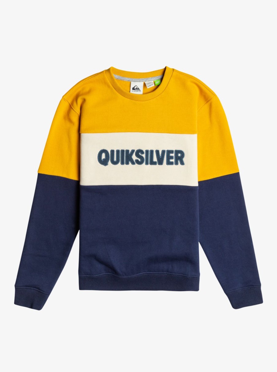 Nino Quiksilver Sudaderas | School Again - Sudadera Para Chicos 8-16 Mustard