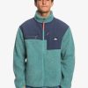 Hombre Quiksilver Chaquetas & Abrigos | Shallow Water - Polar Con Cremallera Para Hombre Brittany Blue