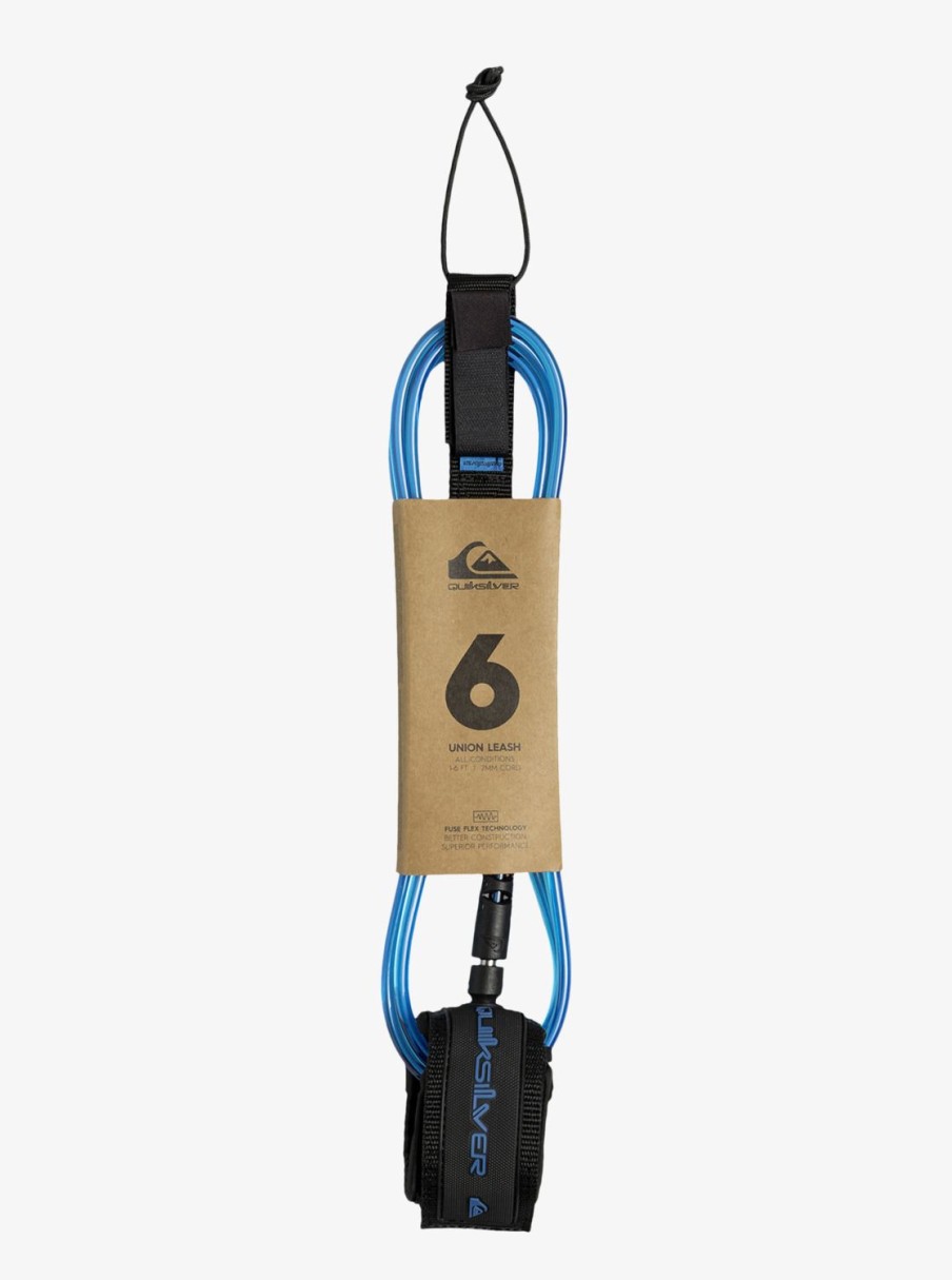 Hombre Quiksilver Accesorios Surf | Union 6'0" - Invento/ Leash Para Surf Blue Jewel