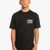 Nino Quiksilver Lycras | Mix Session - Camiseta De Surf De Manga Corta Para Chicos 8-16 Black