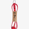 Hombre Quiksilver Accesorios Surf | Union 7 Ft - Invento/ Leash Para Surf High Risk Red