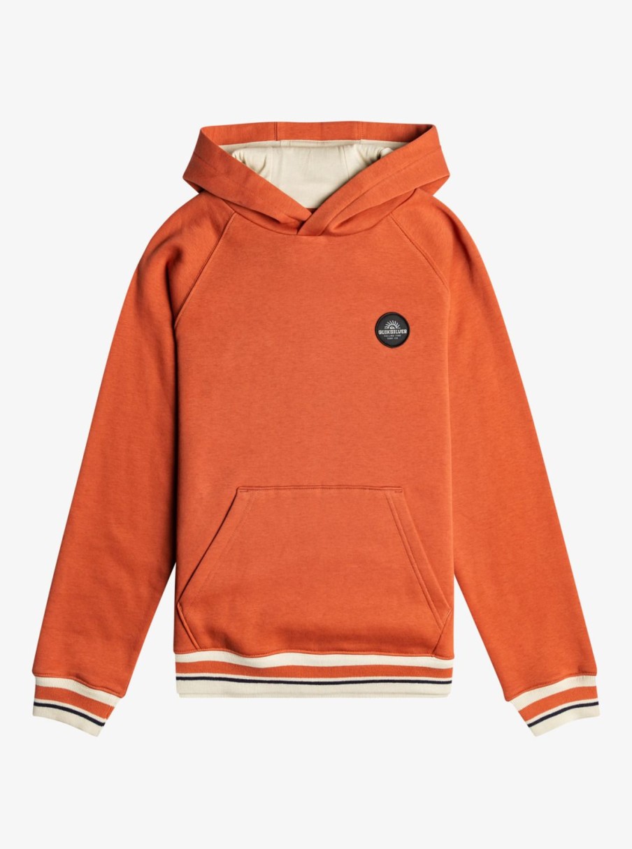 Nino Quiksilver Sudaderas | Return To School - Sudadera Con Capucha Para Chicos 8-16 Baked Clay