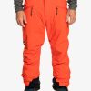 Hombre Quiksilver Pantalones De Snow | Boundry - Pantalon Para Nieve Para Hombre Grenadine