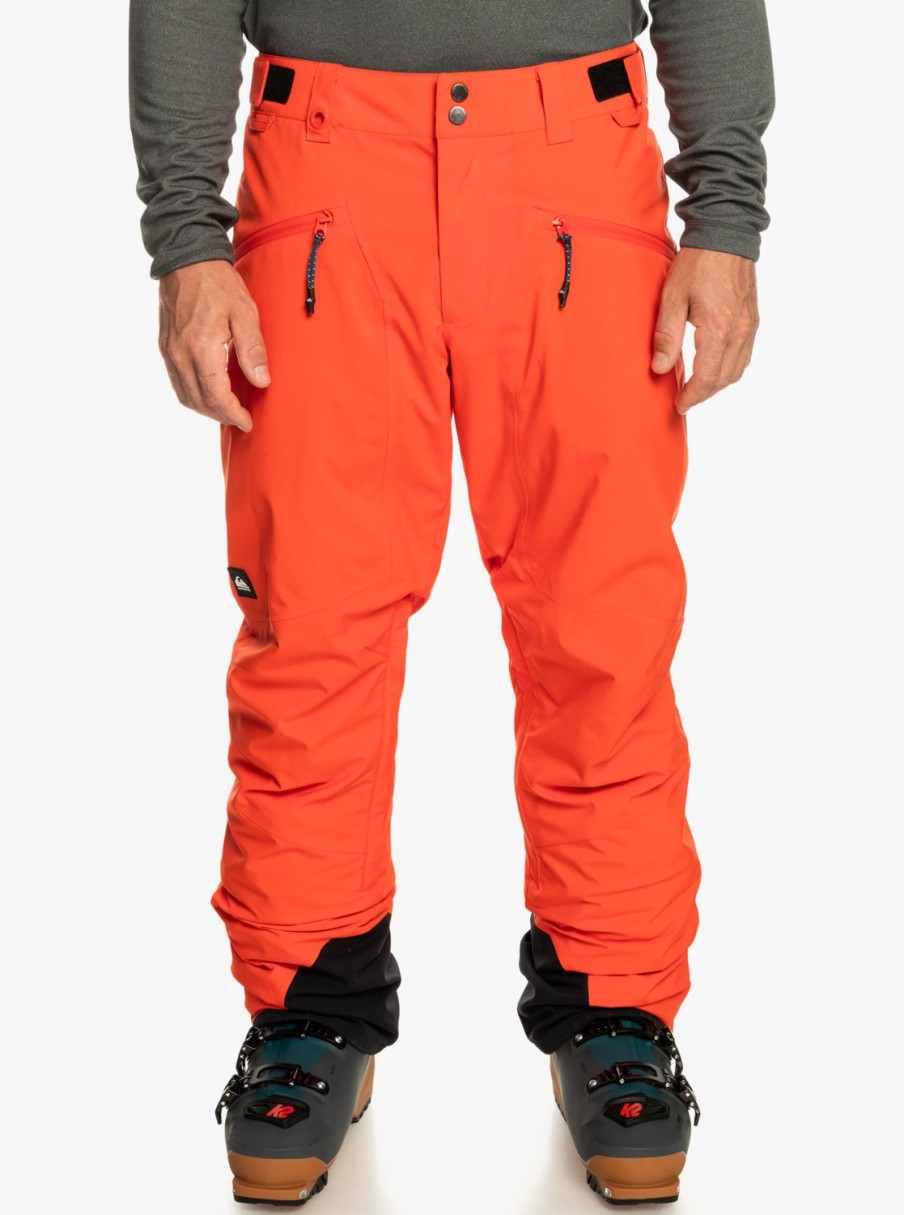 Hombre Quiksilver Pantalones De Snow | Boundry - Pantalon Para Nieve Para Hombre Grenadine