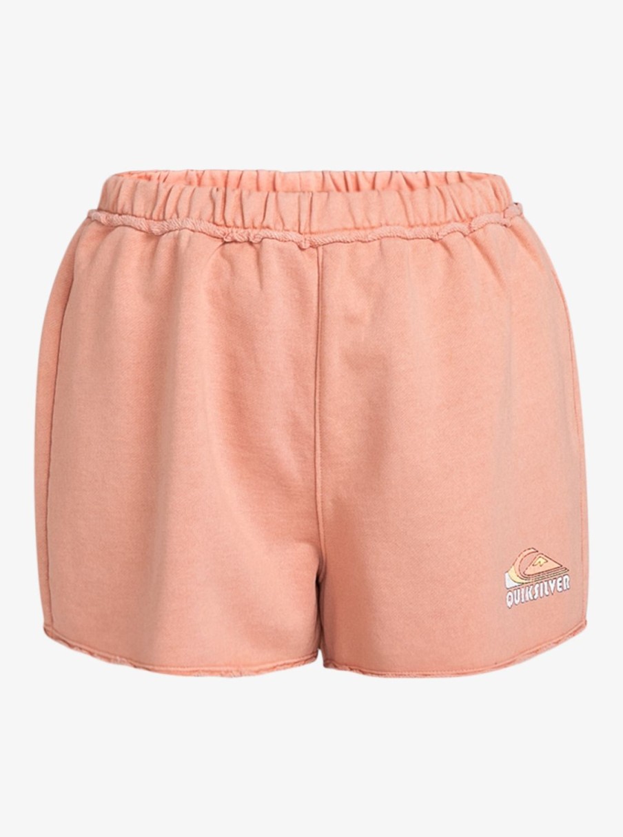 Mujer Quiksilver | Uni - Short De Felpa Para Mujer Cafe Creme