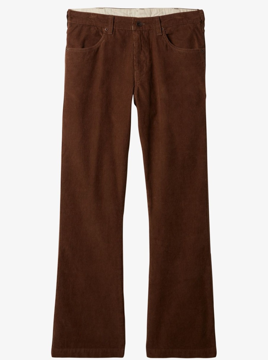 Hombre Quiksilver Pantalones | Andy Y Andy - Pantalon De Pana Para Hombre Dark Earth