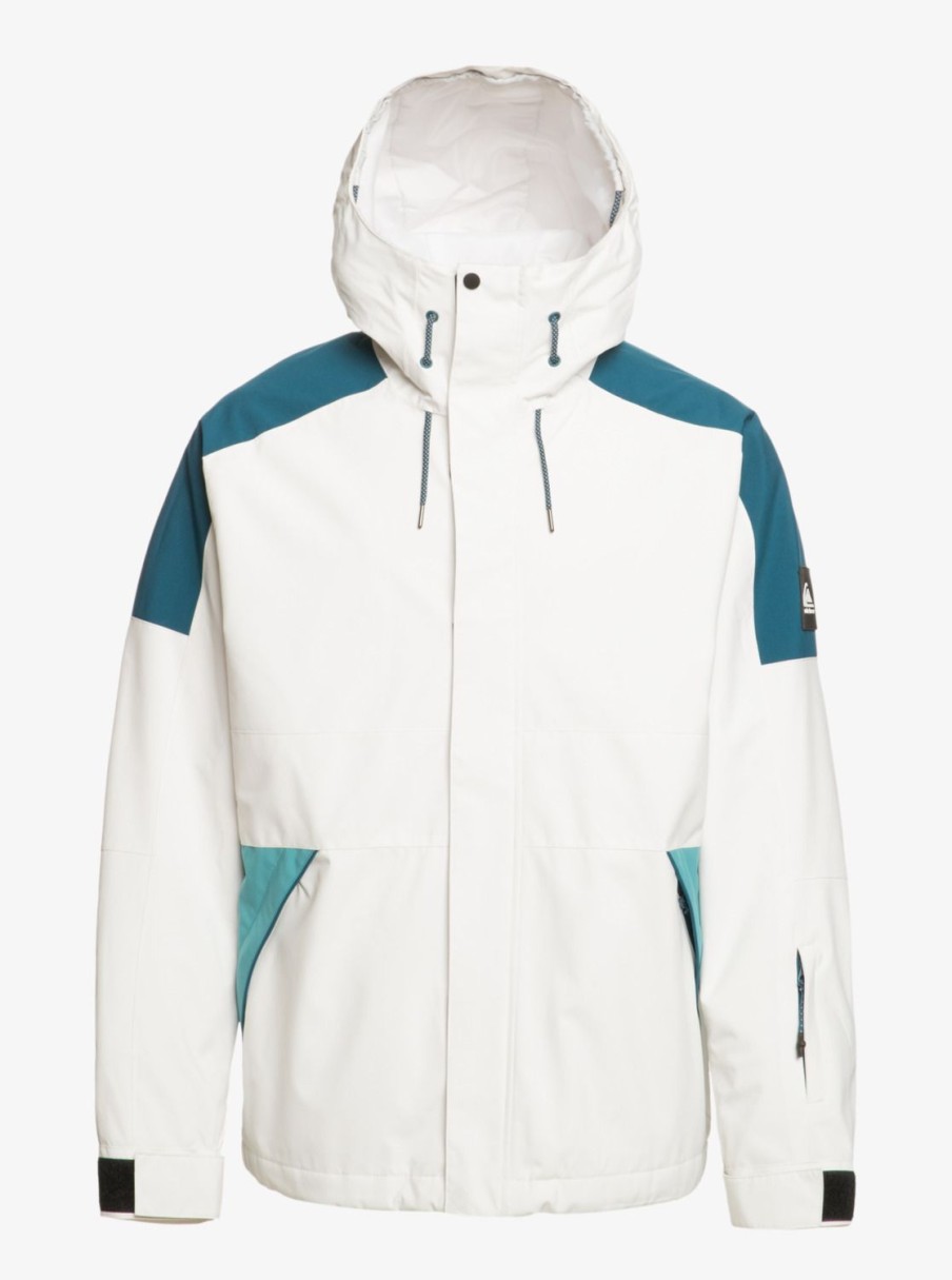 Hombre Quiksilver Chaquetas De Snow | Radicalo - Chaqueta Tecnica Snow Para Hombre Nimbus Cloud