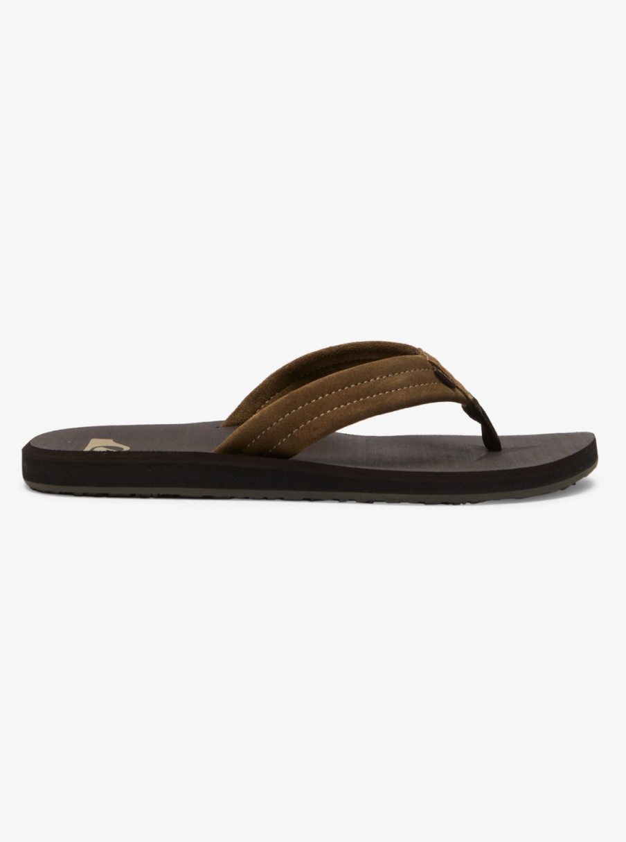 Hombre Quiksilver | Carver Suede Core - Sandalias Para Hombre Brown 1