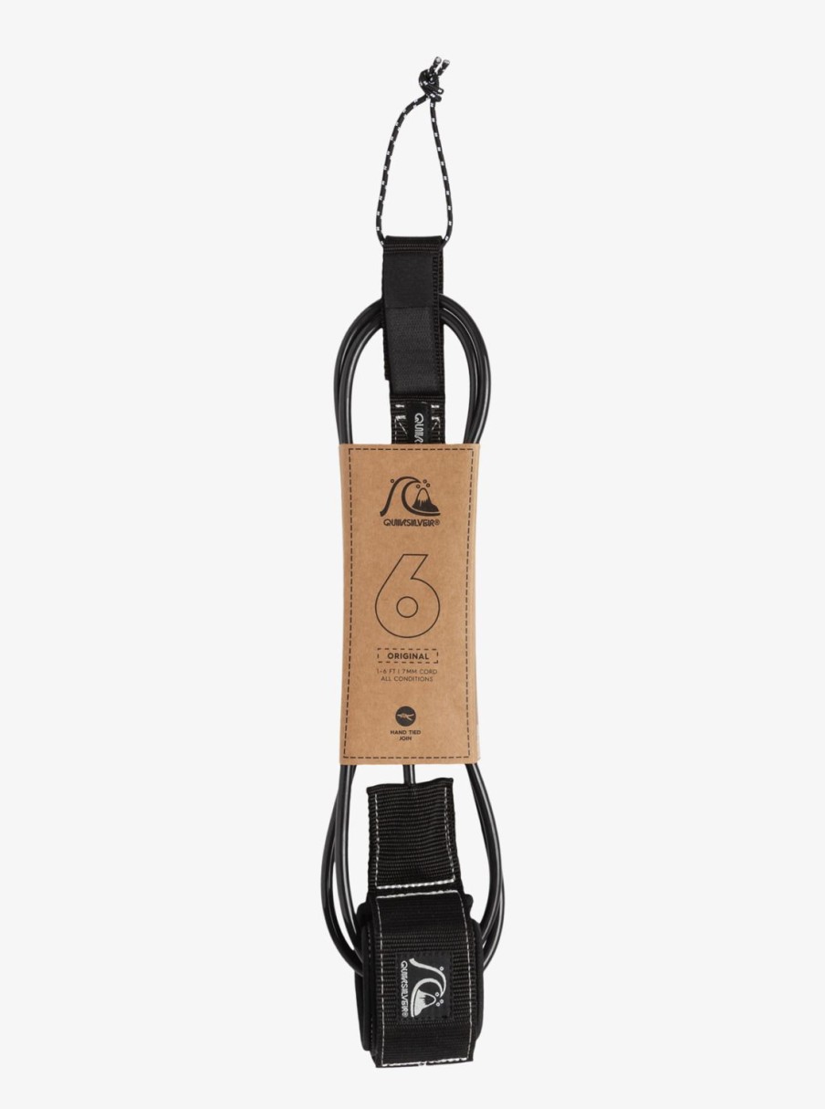 Hombre Quiksilver Accesorios Surf | Original Fish 6 Ft - Invento/ Leash Para Surf Black