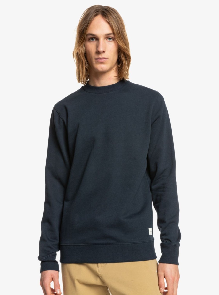 Hombre Quiksilver Sudaderas & Jerseis | Essentials - Sudadera Para Hombre Navy Blazer