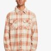 Hombre Quiksilver Chaquetas & Abrigos | Epic Surf Days - Camisa-Chaqueta Polar Para Hombre Birch Surf Days Plaid