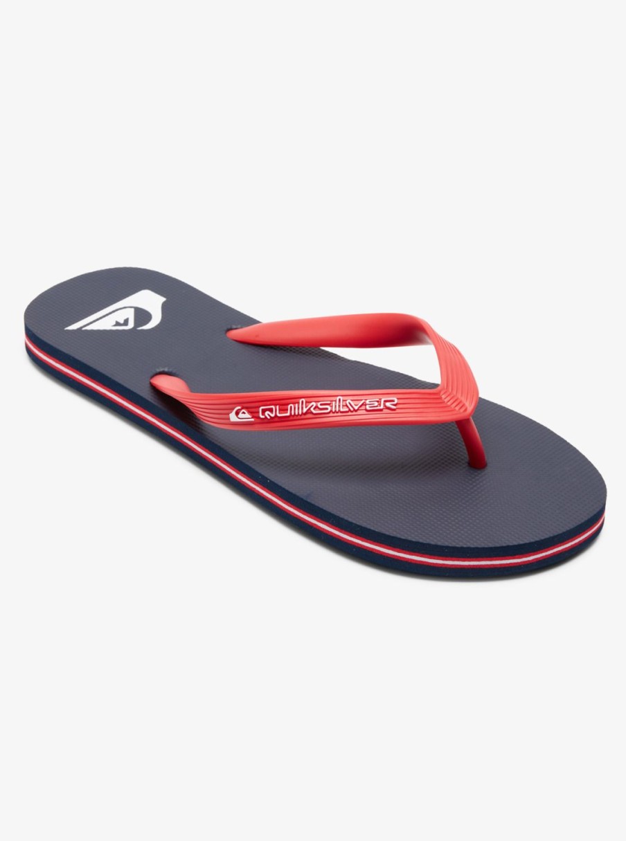 Hombre Quiksilver | Molokai Core - Chanclas Para Hombre Red 1