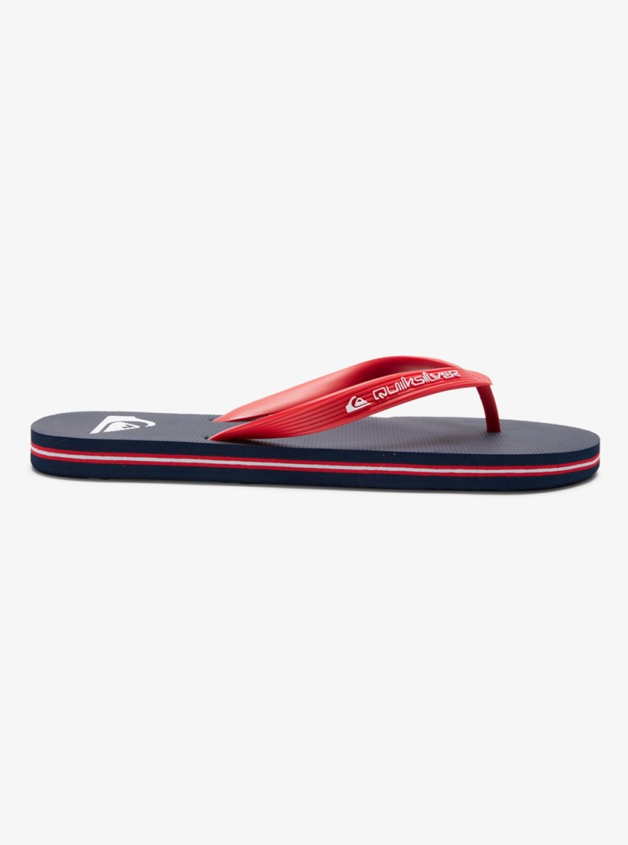 Hombre Quiksilver | Molokai Core - Chanclas Para Hombre Red 1