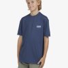 Nino Quiksilver Lycras | Mix Surf - Camiseta Surf De Manga Corta Upf 50 Para Chicos 8-16 Insignia Blue