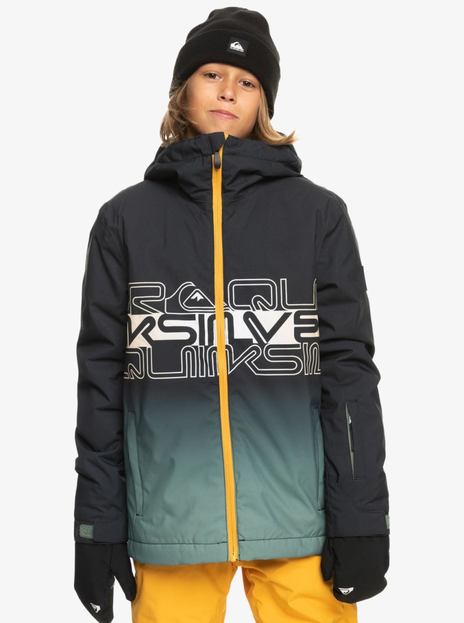 Nino Quiksilver Accesorios | Mission Engineered - Chaqueta Tecnica Snow Para Chicos 8-16 Laurel Wreath