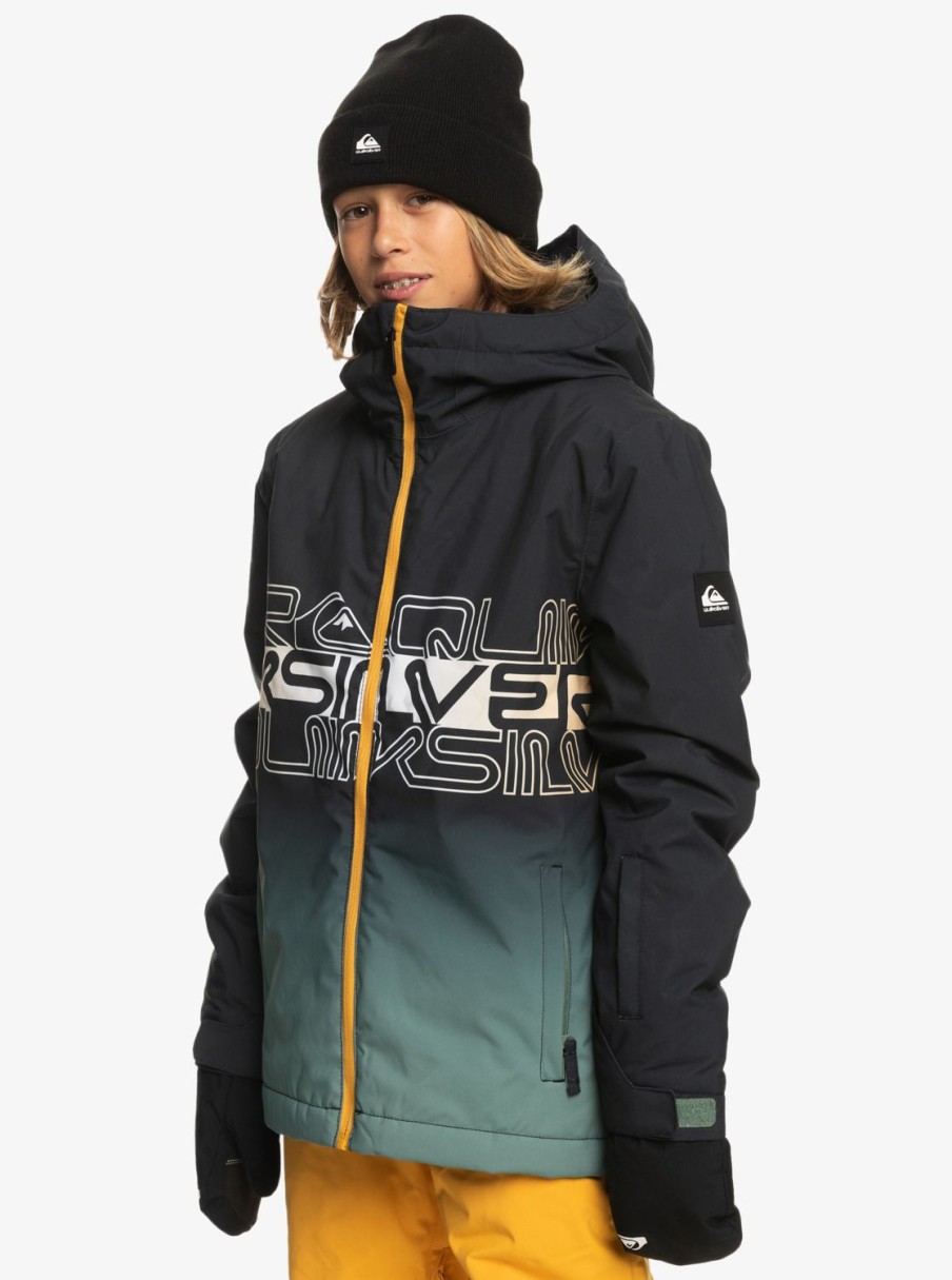 Nino Quiksilver Accesorios | Mission Engineered - Chaqueta Tecnica Snow Para Chicos 8-16 Laurel Wreath