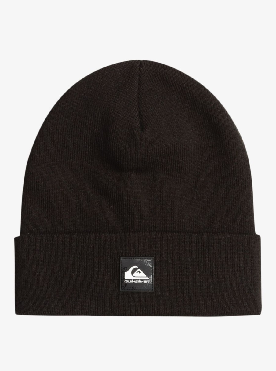 Hombre Quiksilver Accesorios | Brigade - Gorro Para Hombre True Black