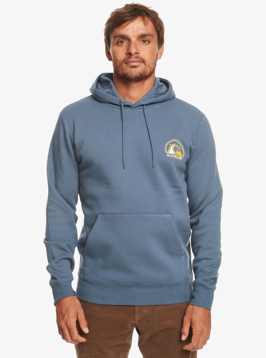 Hombre Quiksilver Sudaderas & Jerseis | Clean Circle - Sudadera Con Capucha Para Hombre Bering Sea