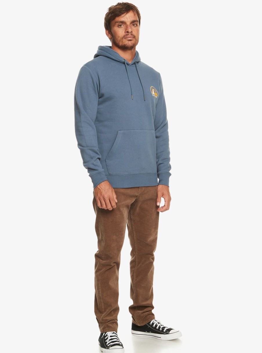 Hombre Quiksilver Sudaderas & Jerseis | Clean Circle - Sudadera Con Capucha Para Hombre Bering Sea