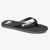 Hombre Quiksilver | Molokai - Chanclas Para Hombre Black/Black/White