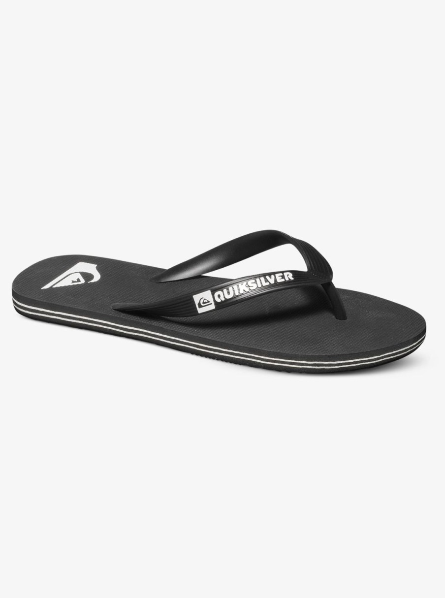 Hombre Quiksilver | Molokai - Chanclas Para Hombre Black/Black/White