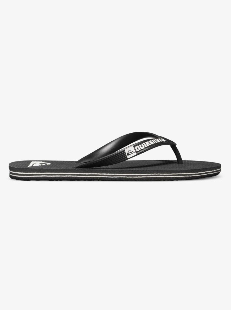 Hombre Quiksilver | Molokai - Chanclas Para Hombre Black/Black/White