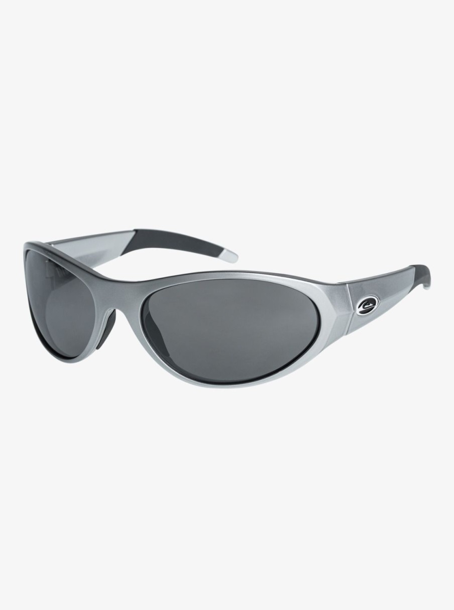 Hombre Quiksilver Gafas De Sol | Ellipse - Gafas De Sol Para Hombre Silver/Fl Silver