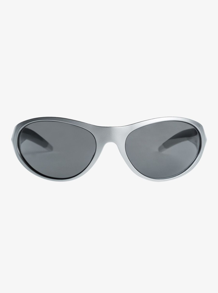 Hombre Quiksilver Gafas De Sol | Ellipse - Gafas De Sol Para Hombre Silver/Fl Silver