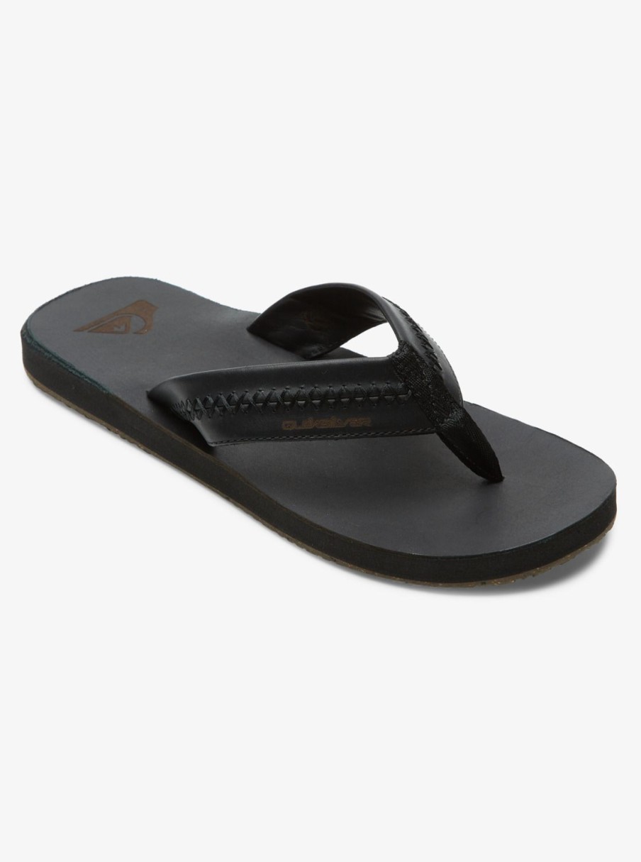 Hombre Quiksilver | Carver Natural - Sandalias Para Hombre Black 1