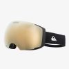 Hombre Quiksilver Accesorios | Greenwood - Mascara Para Snowboard/Esqui Para Hombre Black/Clux Ml Silver S3