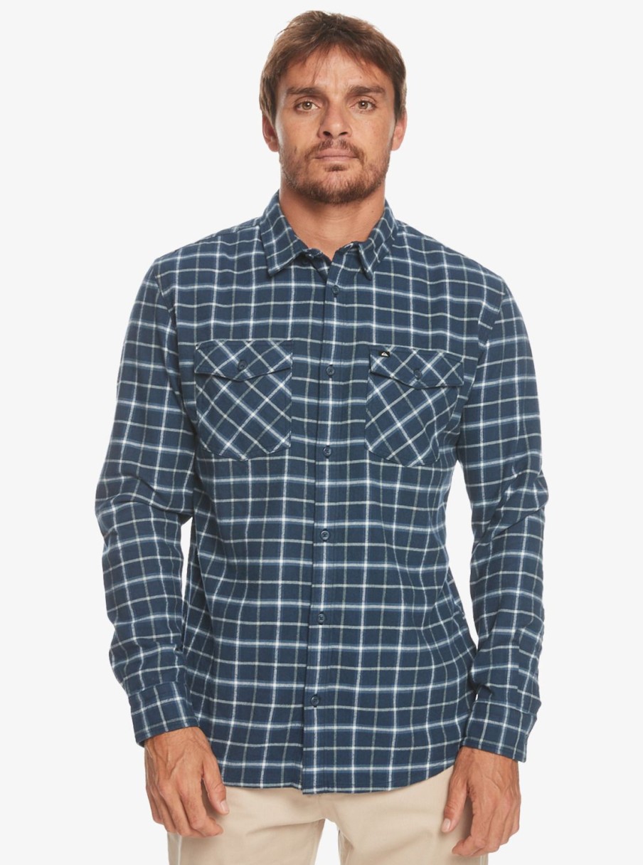 Hombre Quiksilver Camisas | Dulsie - Camisa De Manga Larga Para Hombre Naval Academy Dulsie