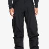 Hombre Quiksilver Pantalones De Snow | Forever Stretch Gore-Tex® - Pantalon Para Nieve Para Hombre True Black