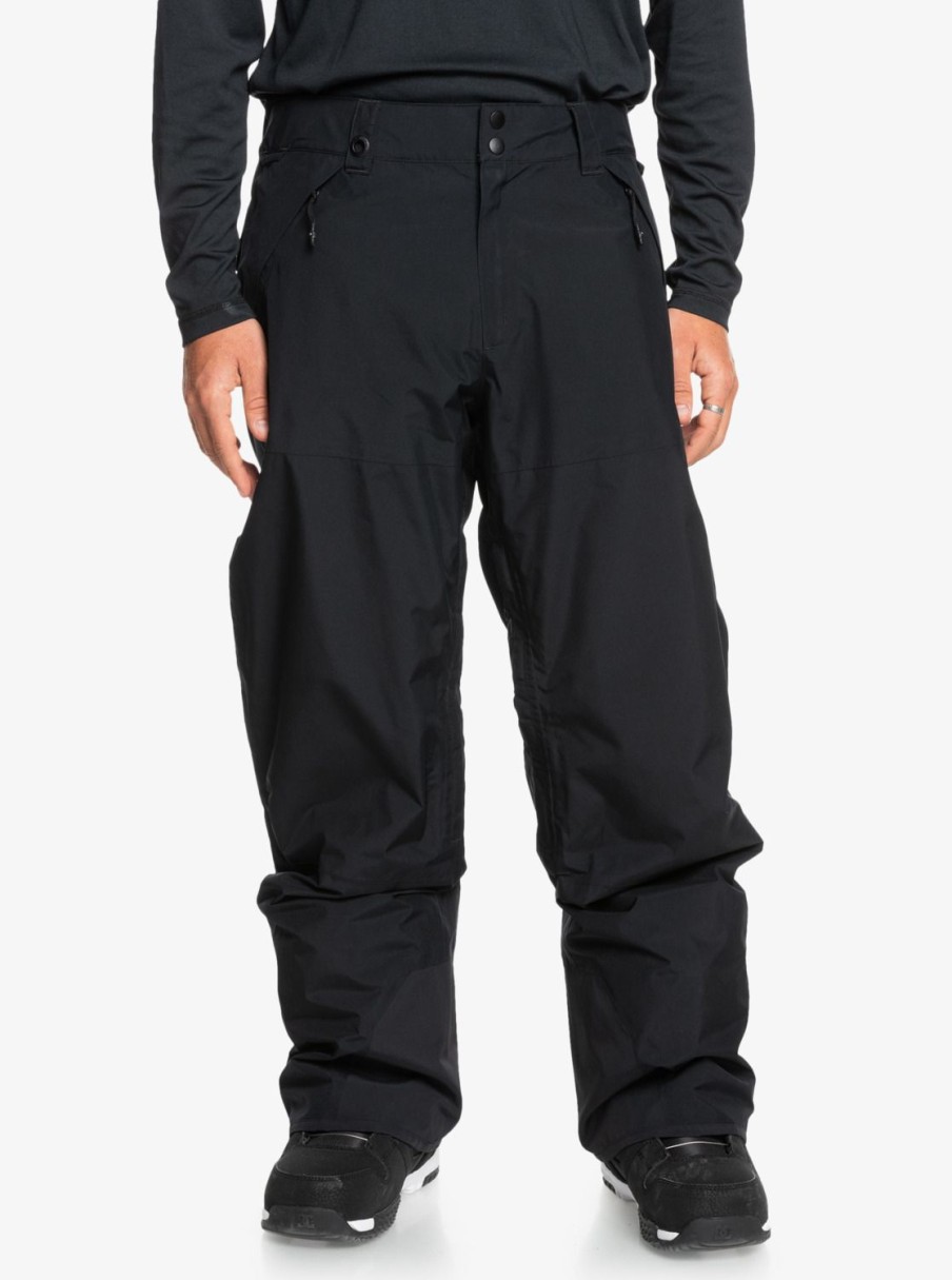 Hombre Quiksilver Pantalones De Snow | Forever Stretch Gore-Tex® - Pantalon Para Nieve Para Hombre True Black