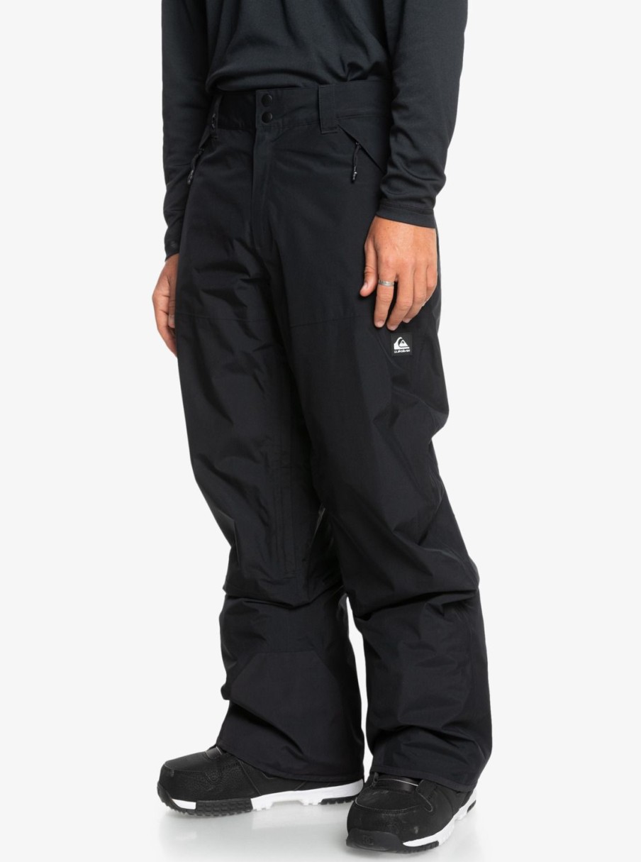 Hombre Quiksilver Pantalones De Snow | Forever Stretch Gore-Tex® - Pantalon Para Nieve Para Hombre True Black