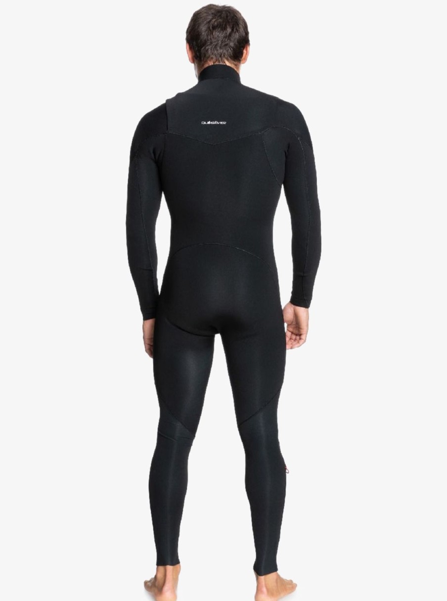 Hombre Quiksilver Trajes De Surf | 3/2Mm Everyday Sessions - Traje De Surf Sin Cremallera Para Hombre Black