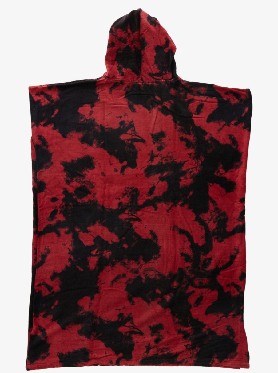 Hombre Quiksilver Accesorios De Playa & Poncho | Hoody Towel - Poncho-Toalla Para Surf Para Hombre Tibetan Red