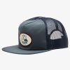 Hombre Quiksilver Gorras & Sombreros | Originals - Gorra Trucker Para Hombre Dark Slate