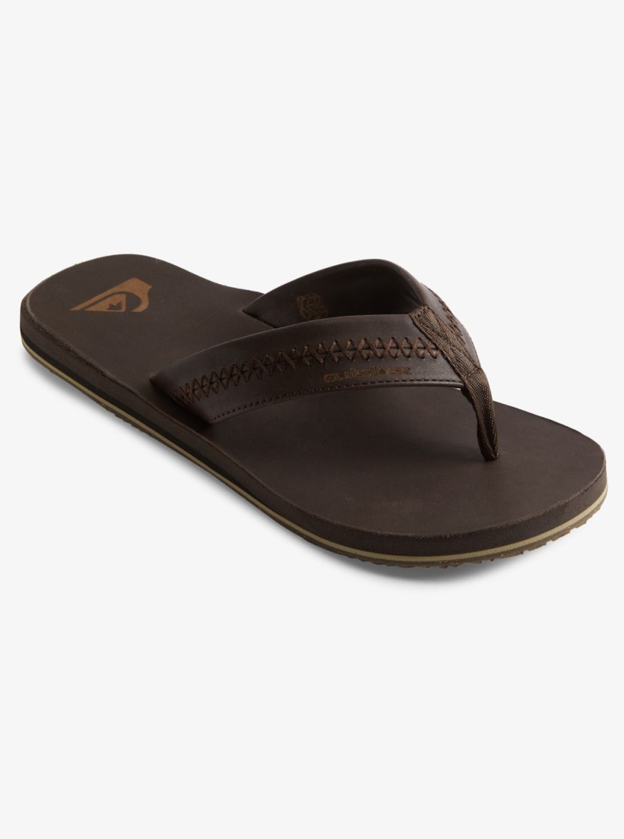 Hombre Quiksilver | Carver Natural - Sandalias Para Hombre Brown 1