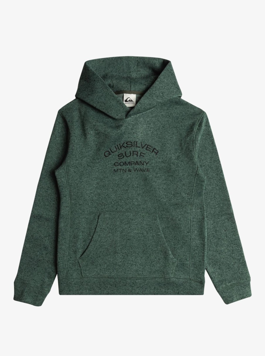 Nino Quiksilver Sudaderas | Keller - Sudadera Con Capucha Para Chicos 8-16 Laurel Wreath Heather