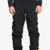 Hombre Quiksilver Pantalones De Snow | Estate - Pantalon Para Nieve Para Hombre True Black