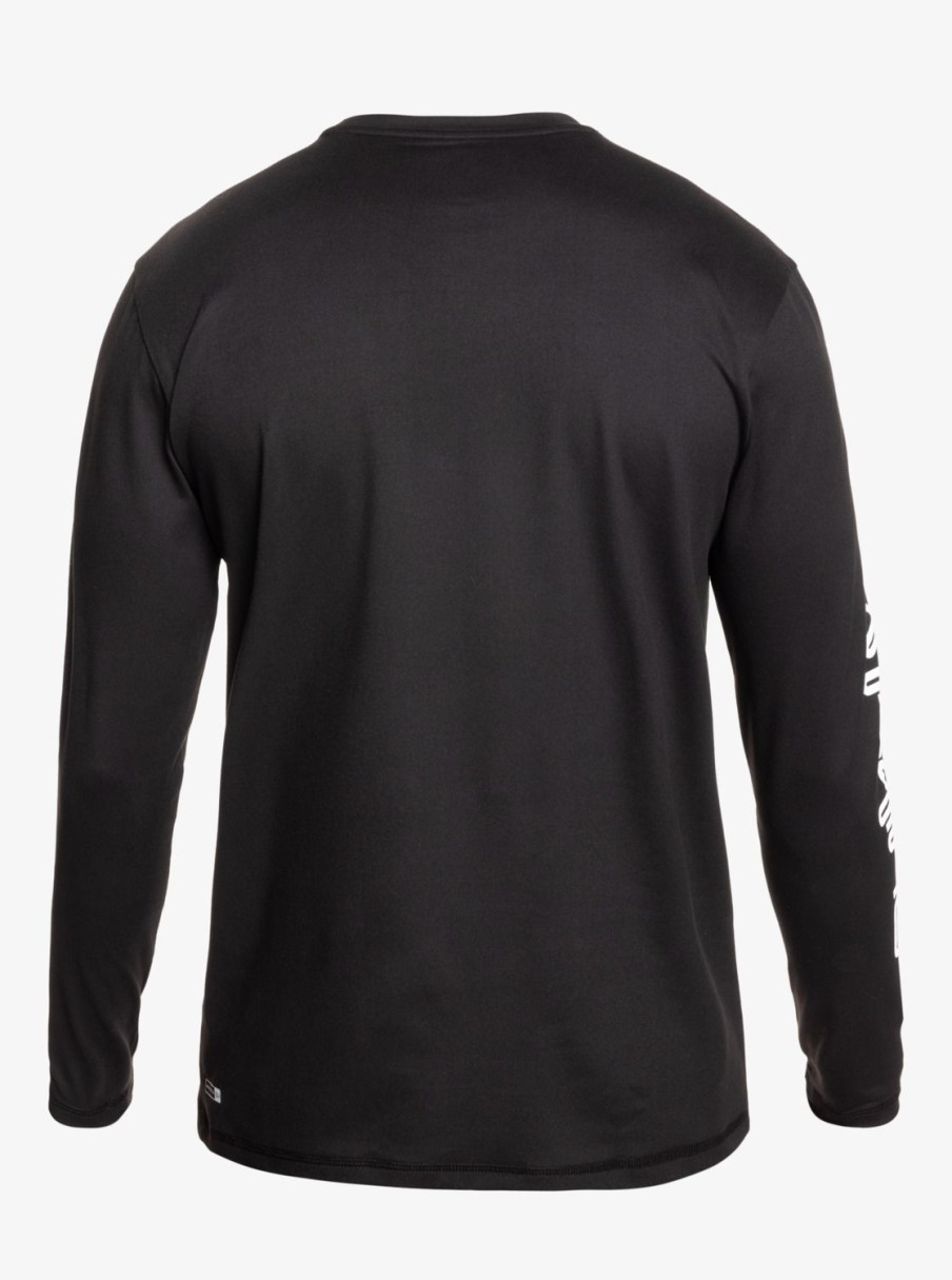 Hombre Quiksilver Lycras | Omni Session - Camiseta De Surf De Manga Larga Con Upf 50 Para Hombre Black