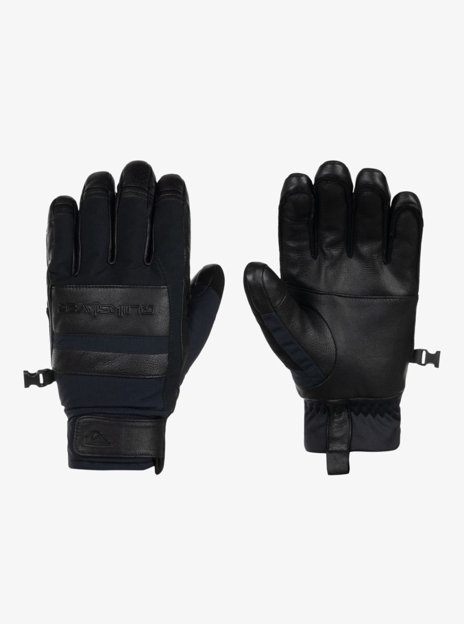 Hombre Quiksilver Accesorios | Squad - Guantes Para Snowboard/Esqui Para Hombre True Black