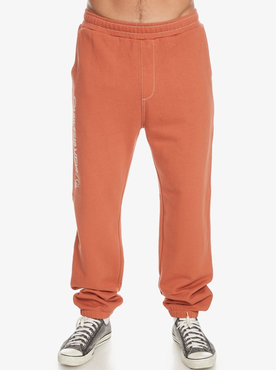 Hombre Quiksilver Pantalones | The Original - Pantalon De Chandal Para Hombre Baked Clay